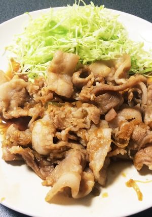 豚バラ生姜焼き-レシピのメイン写真
