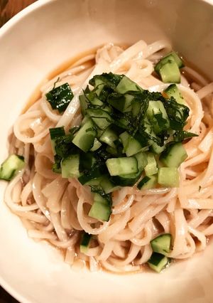 明太子まみれの冷製うどん-レシピのメイン写真