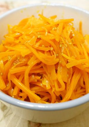 バター風味♪にんじんのきんぴら★作り置き-レシピのメイン写真