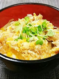 ★リメイク★から揚げで親子丼★-レシピのメイン写真