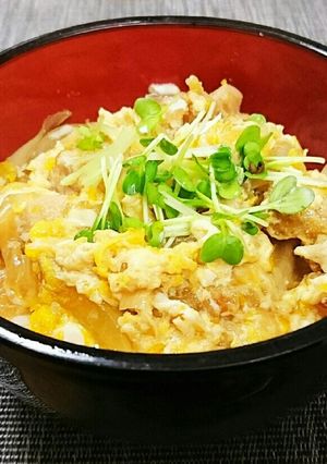 ★リメイク★から揚げで親子丼★-レシピのメイン写真