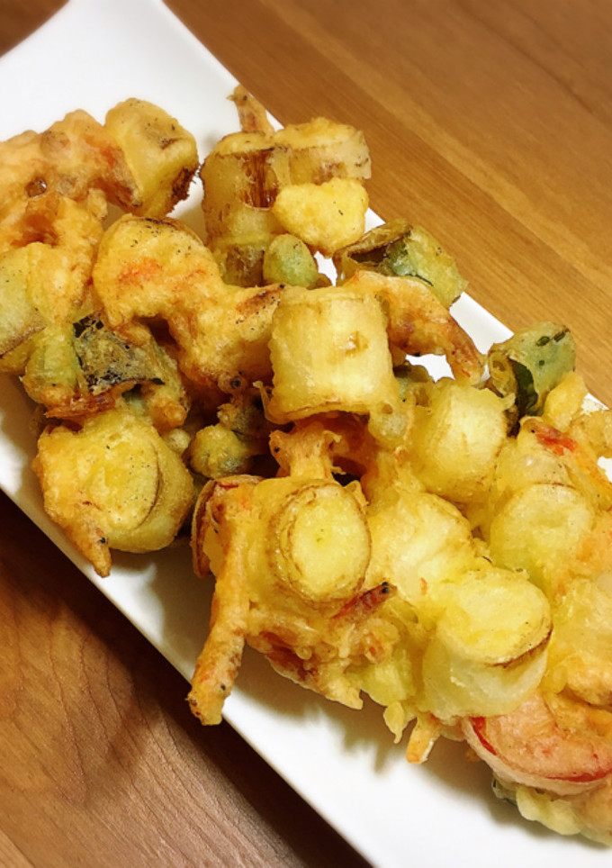 長ネギと枝豆のかき揚げ-レシピのメイン写真
