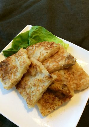 雑炊が余ったら！ふわとろチーズ焼き。-レシピのメイン写真
