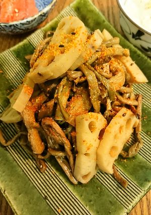 ぜんまいとレンコンの煮-レシピのメイン写真