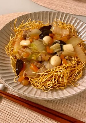 簡単とろ〜り!本格皿うどん♡-レシピのメイン写真