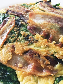 たこ焼き粉で簡単ヘルシー洋風お好み焼き-レシピのメイン写真