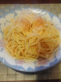 コラーゲン命!皮ごと明太パスタ-レシピのメイン写真