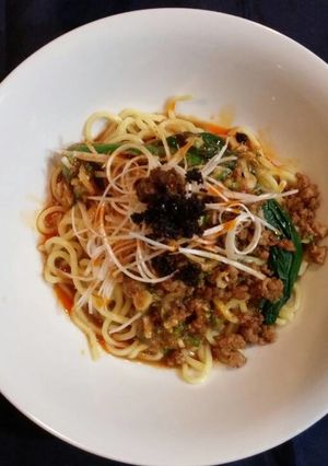 簡単汁なし担々麺。masao2917-レシピのメイン写真