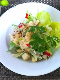 大豆と水菜と林檎のサラダ-レシピのメイン写真