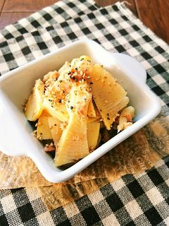 レンジで簡単☆ご飯のお供に無限たけのこ。-レシピのメイン写真