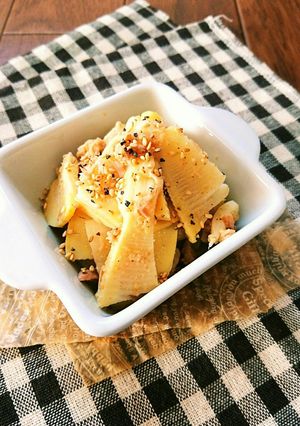 レンジで簡単☆ご飯のお供に無限たけのこ。-レシピのメイン写真