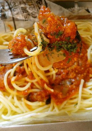 最山のメスティンでミートソーススパゲティ-レシピのメイン写真