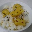 もちもちサツマイモご飯