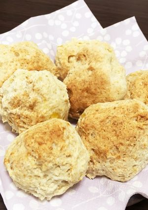 バナナとHMだけ！ポリ袋で作るスコーン♪-レシピのメイン写真