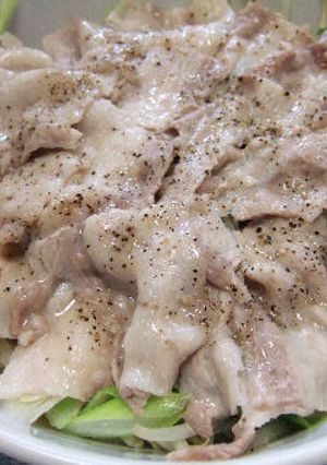 レンジでビンボー蒸し-レシピのメイン写真