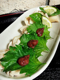 鶏と大葉と梅肉の簡単おつまみ❣-レシピのメイン写真