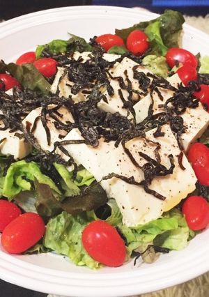 超簡単！美味しい豆腐サラダ-レシピのメイン写真