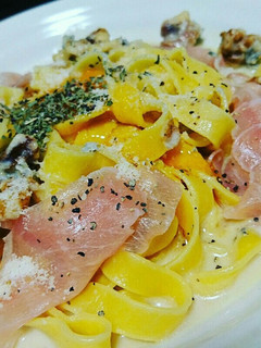 くるみと生ハムのゴルゴンゾーラパスタ-レシピのメイン写真