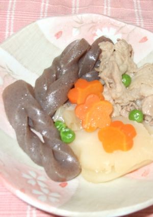 ●○豚とこんにゃくを炊きました○●-レシピのメイン写真