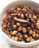 出汁がら昆布椎茸の活用＊大豆煮