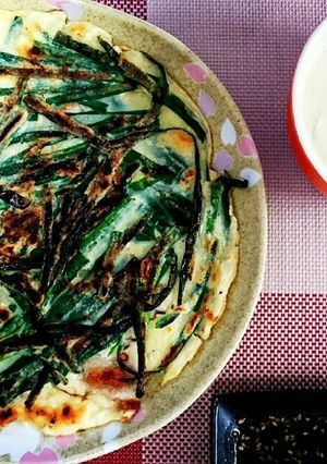 男子ご飯♪簡単ニラチヂミ-レシピのメイン写真