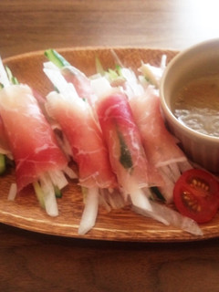 野菜の生ハム巻き-レシピのメイン写真