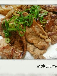 簡単!豚のしょうが焼き-レシピのメイン写真