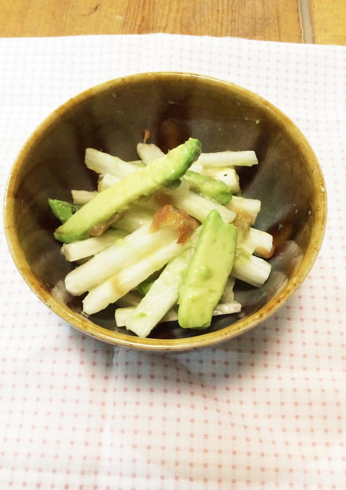 シャキとろ！長芋とアボカドの梅干し和え-レシピのメイン写真