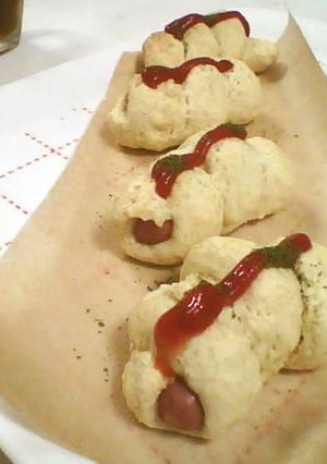 ごはんパン de ウインナーロール-レシピのメイン写真