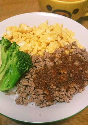 そぼろで手軽に‼かける和風ハンバーグ☆-レシピのメイン写真