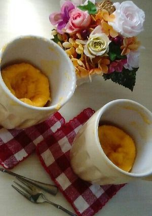材料5つ！電子レンジでマグカップケーキ✩-レシピのメイン写真