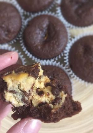 クリームチーズチョコチップマフィン-レシピのメイン写真