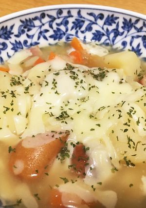 ポトフのとろけるチーズ掛け-レシピのメイン写真