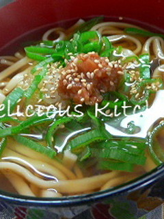 風邪っぴきさんにあったか梅おろしうどん-レシピのメイン写真