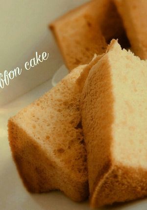 しっとりふわふわメープルシフォンケーキ◎-レシピのメイン写真
