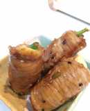Also good for low-carb meals! Meat ​wrapped in chikuwa for extra‍ volume