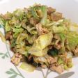 キャベツとひき肉のみそ炒め 大量消費!