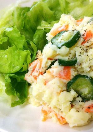 おいもやわらか♪レンジで簡単ポテトサラダ-レシピのメイン写真