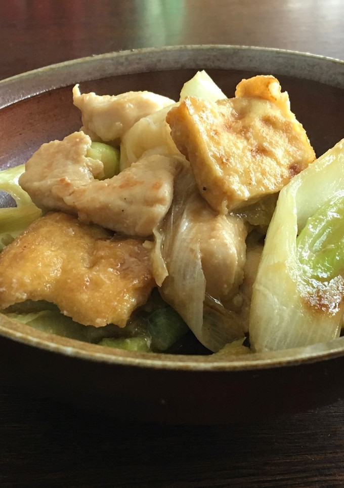 厚揚げと鶏むねのみそ炒め-レシピのメイン写真