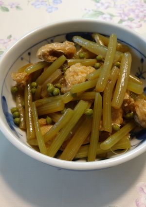 山ふきと油揚げの煮物-レシピのメイン写真