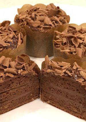 バレンタイン！本格チョコレートケーキプチ-レシピのメイン写真