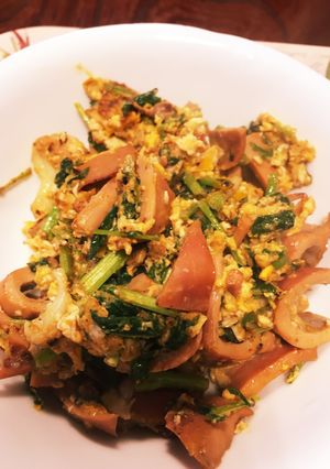 イカ缶詰でアレンジ！美味しい(^｡^)-レシピのメイン写真