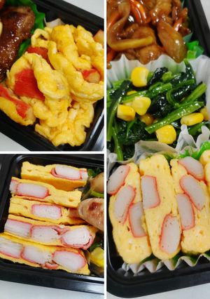 簡単♪カニかまバター炒りたまご＊玉子焼き-レシピのメイン写真