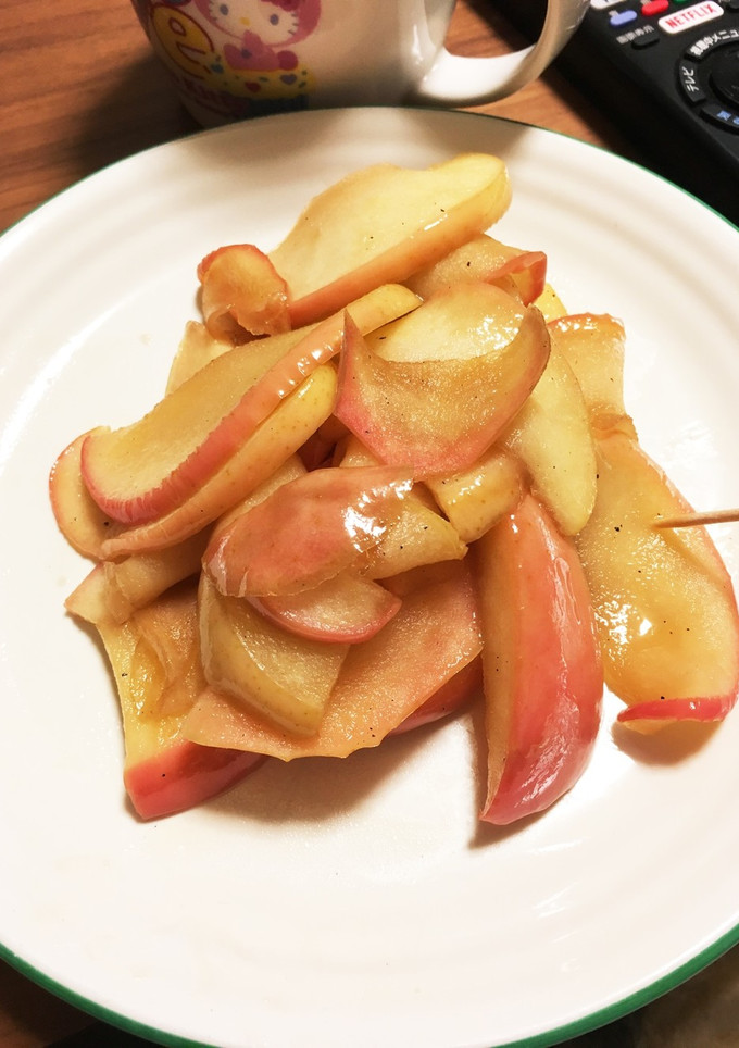 りんごを切って焼いた奴-レシピのメイン写真
