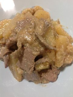 大根と牛肉の味噌煮-レシピのメイン写真