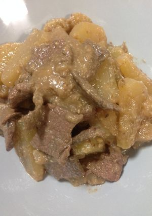大根と牛肉の味噌煮-レシピのメイン写真