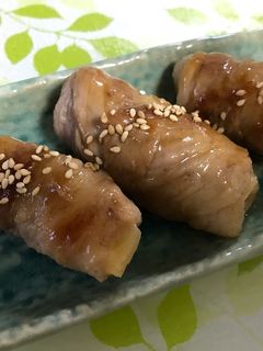 豚バラのネギ巻き♪-レシピのメイン写真