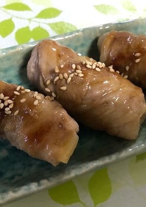 豚バラのネギ巻き♪-レシピのメイン写真