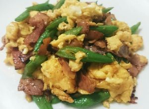 簡単いんげんとベーコンのバター醤油エッグ-レシピのメイン写真