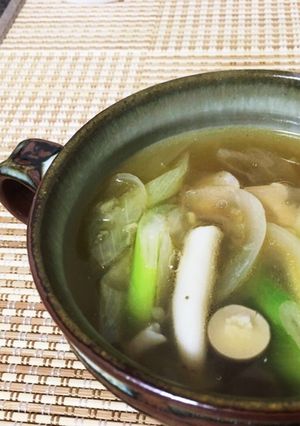 風邪の時に！しめじと豚肉の生姜スープ-レシピのメイン写真